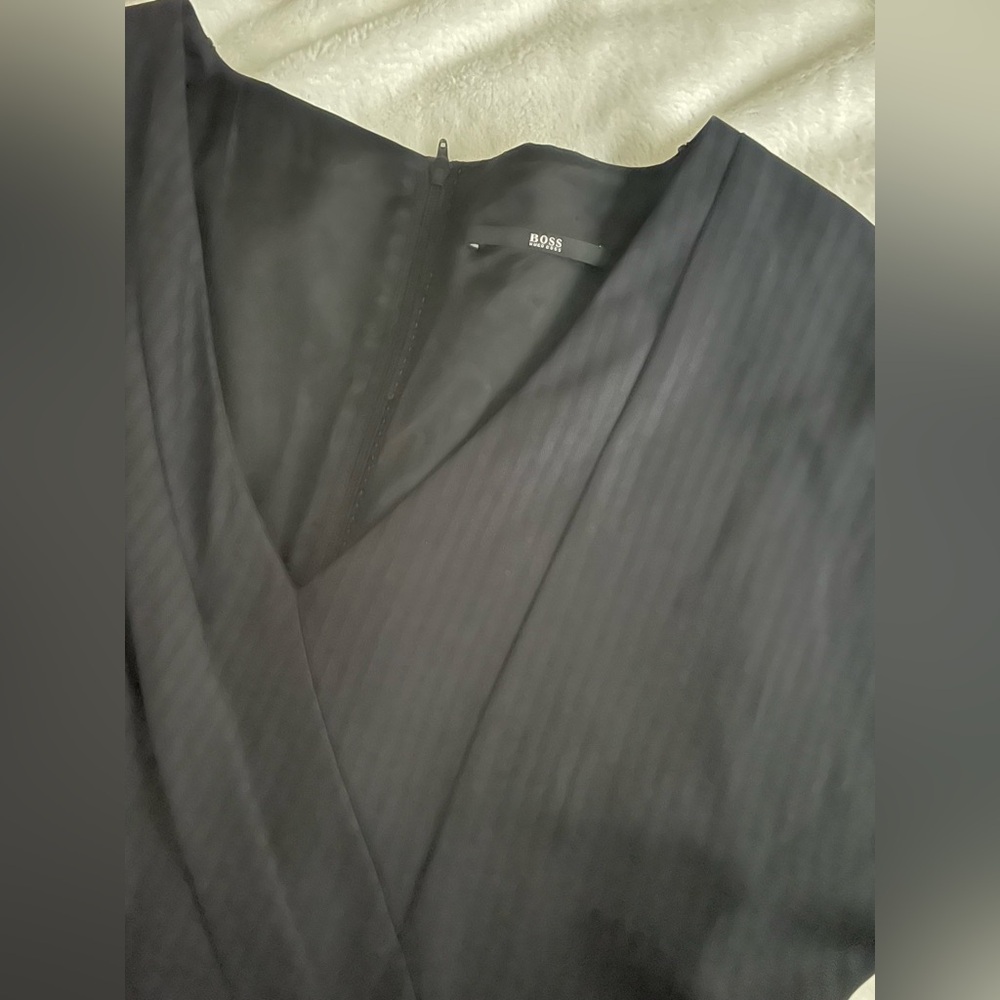 Elegant Black office Dress - Picture 4 of 7